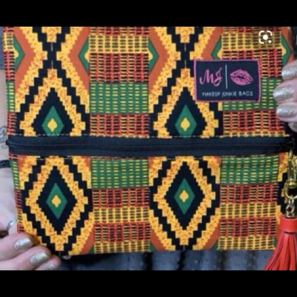 Makeup Junkie Bag Small “Jamaican Me Crazy” Print - Picture 2 of 9